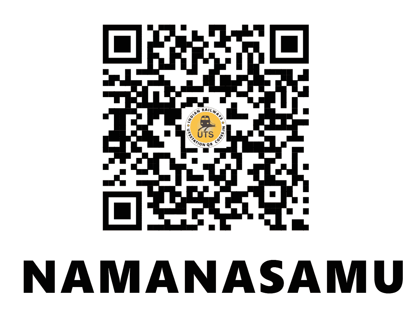UTS QR Code for NAMANASAMUDRAM - NMN - SR (TAMIL NADU)